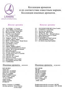 Элитная парфюмерия от компаний Lambre, Armelle, Essens
