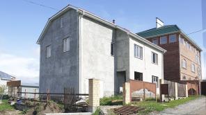 Жилой дом - объект незавершенного строительства площадью 215 кв.м в поселке Аликоновка