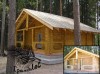 Клееный брус, дома из бруса, массив профилированный сухой