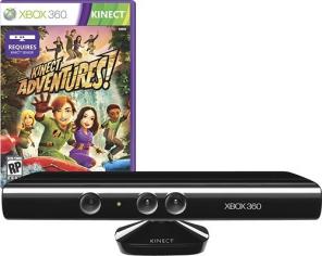 Xbox 360 Kinect + игра kinect adventures для xbox 360.