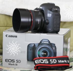 Canon EOS 5D Mark III с объективом EF 24-105mm IS